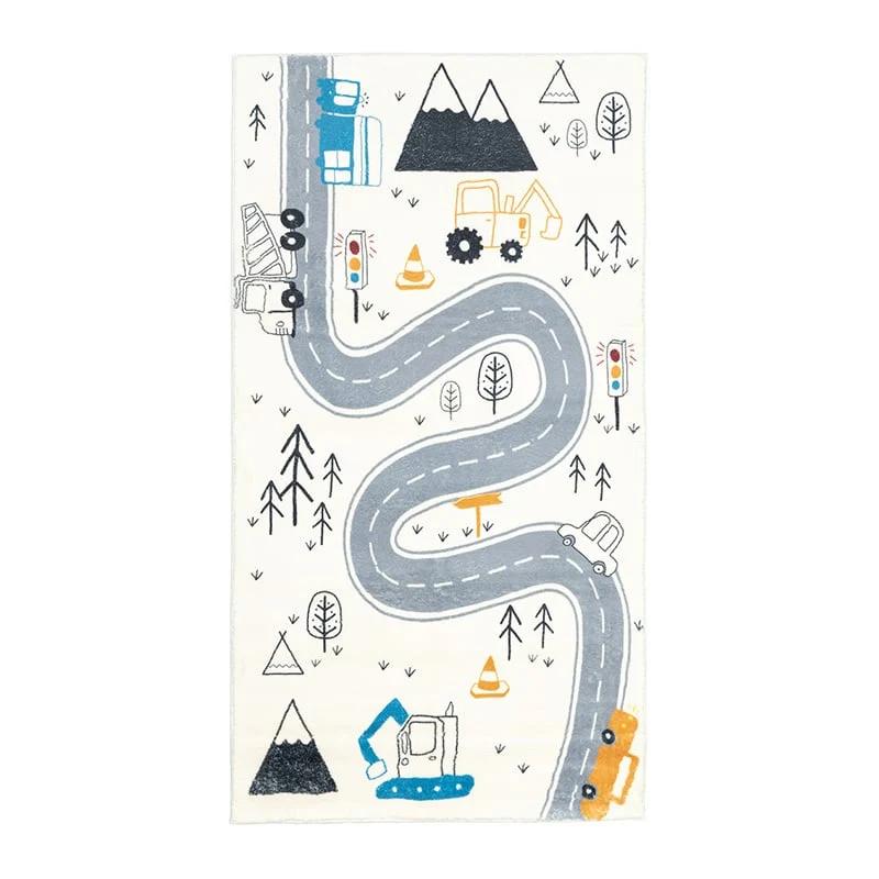 Spielteppich Auto - Dex Road Blau