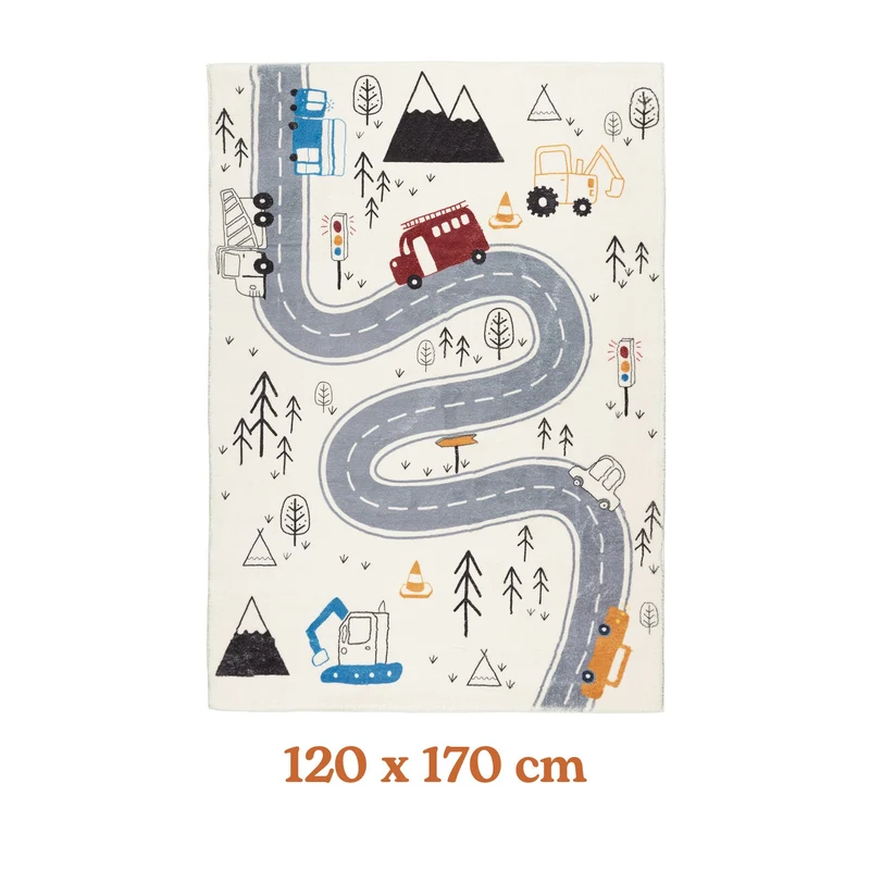 Spielteppich Auto - Dex Road Blau