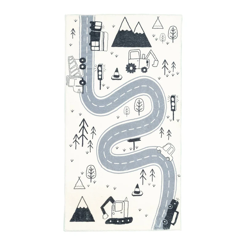 Spielteppich Auto - Dex Road Schwarz