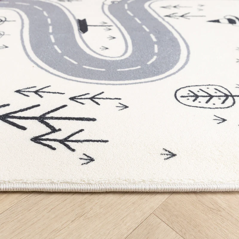 Spielteppich Auto - Dex Road Schwarz
