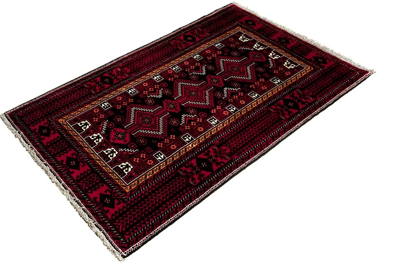 Belutch · Handgeknüpft – Schwarz, 225x107 cm