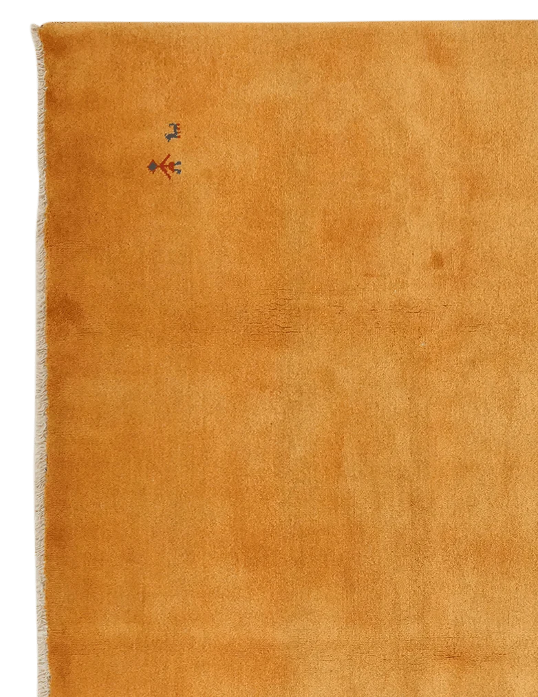 Gabbeh · Handgeknüpft – Gelb, 337x239 cm