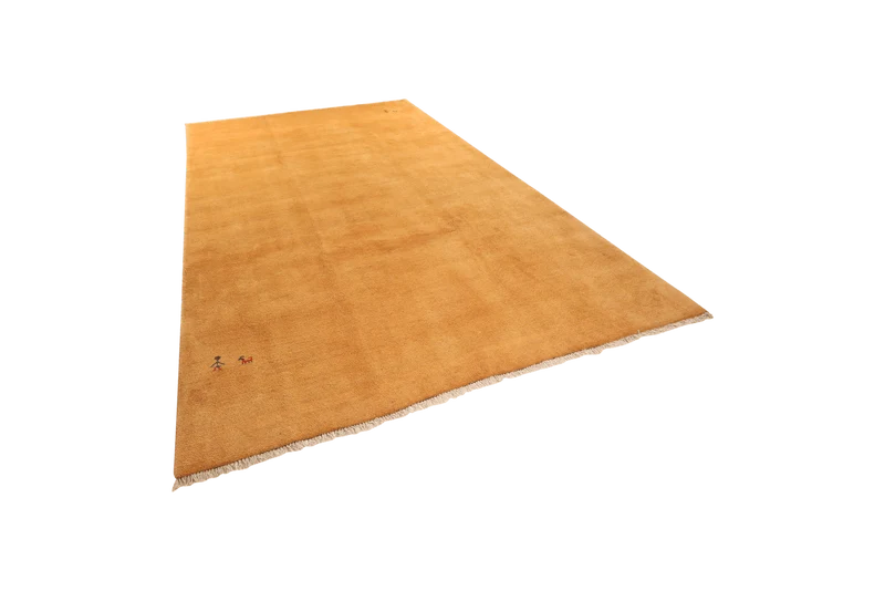 Gabbeh · Handgeknüpft – Gelb, 337x239 cm