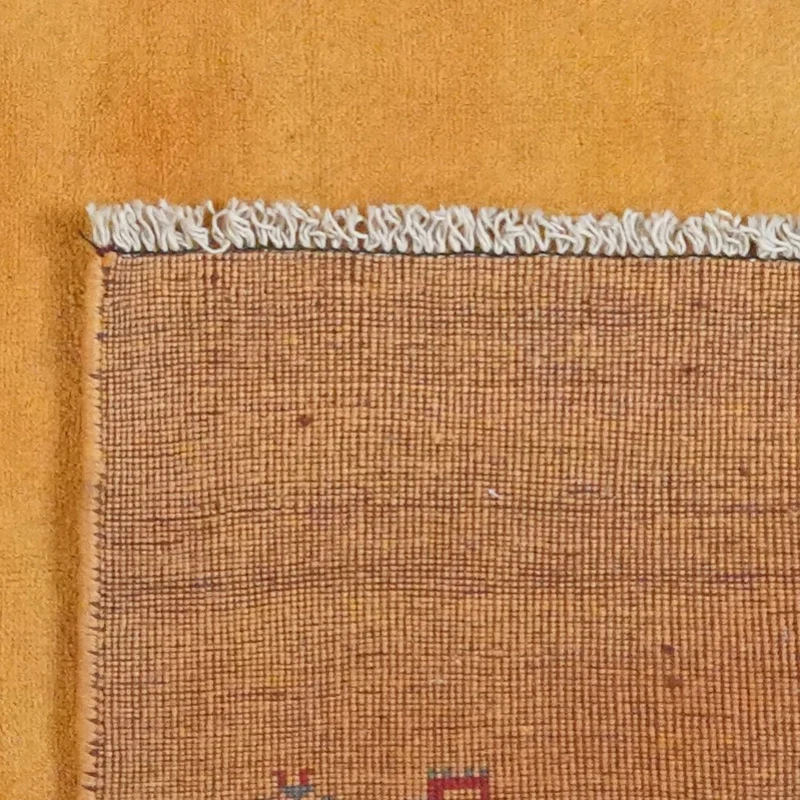 Gabbeh · Handgeknüpft – Gelb, 337x239 cm