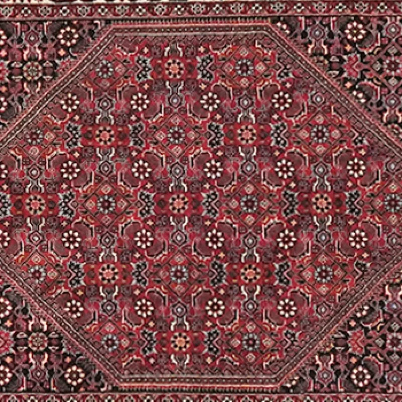 Bidjar Bookan · Handgeknüpft – Rot, 403x83 cm