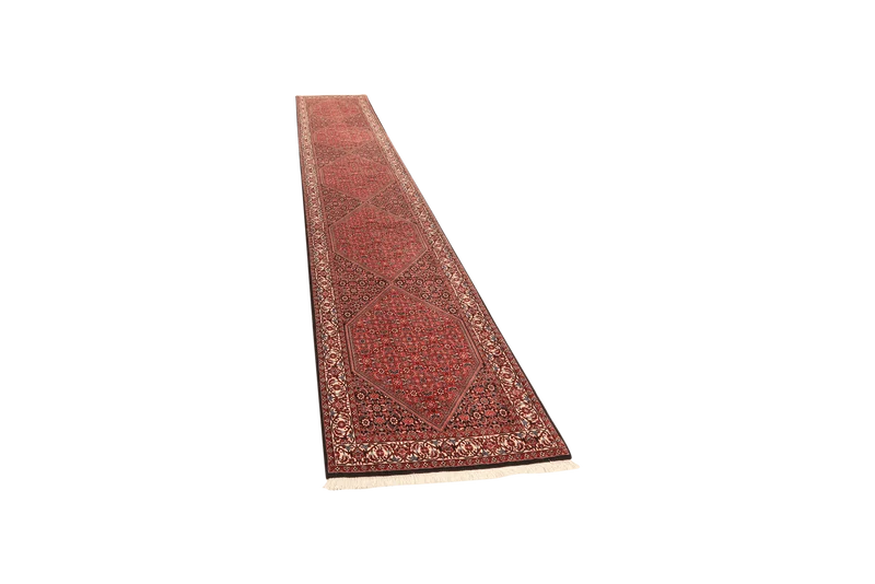 Bidjar Bookan · Handgeknüpft – Rot, 403x83 cm