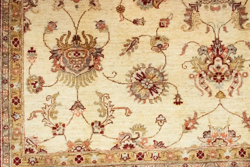 Ziegler Teppich 211 x 301 cm - beige