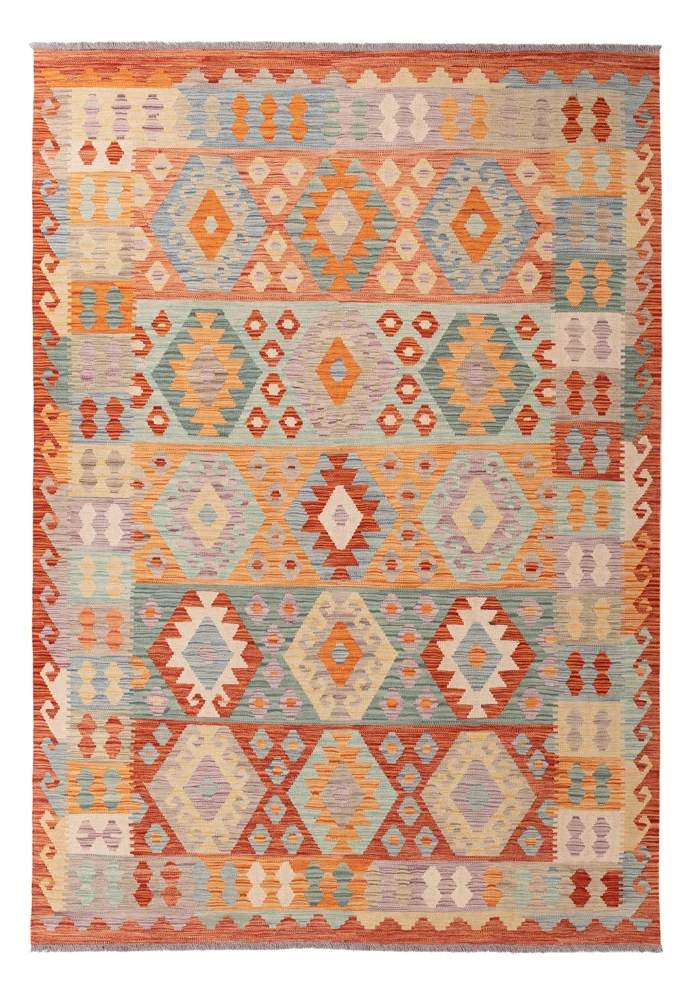 Kelim Maimene Teppich 170x239cm - bunt