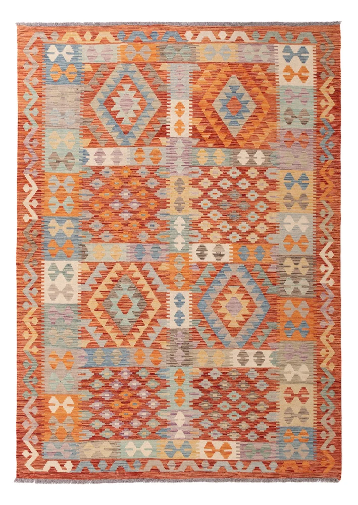 Kelim Maimene Teppich 170x239cm - bunt