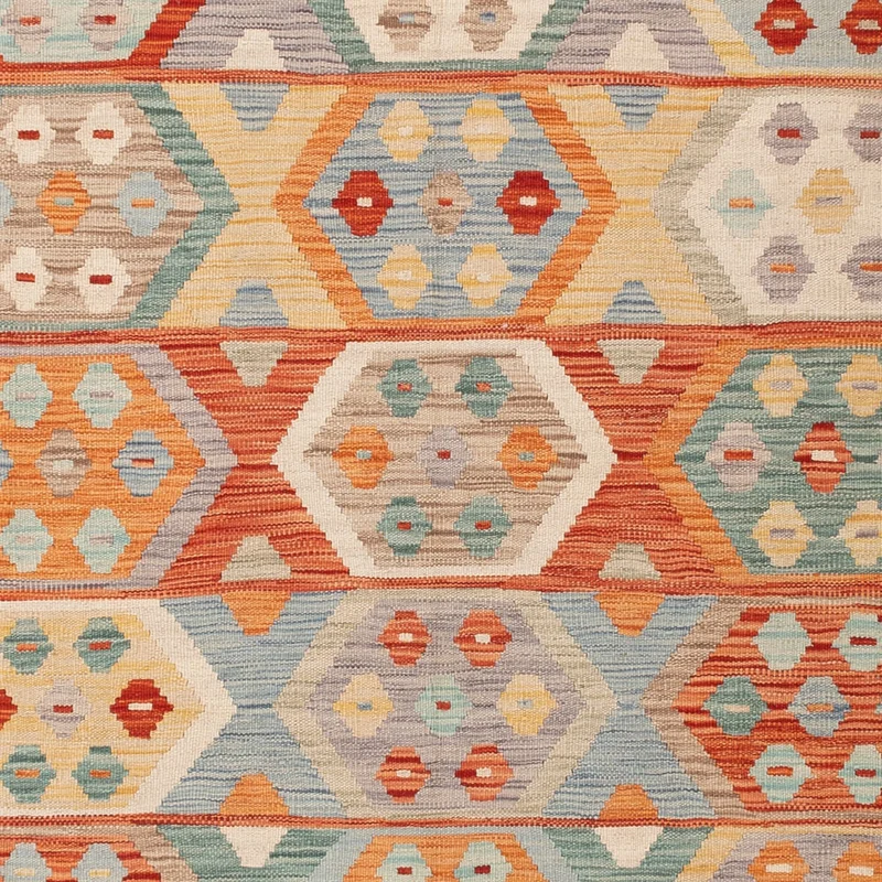 Kelim Maimene Teppich 171x237cm - bunt