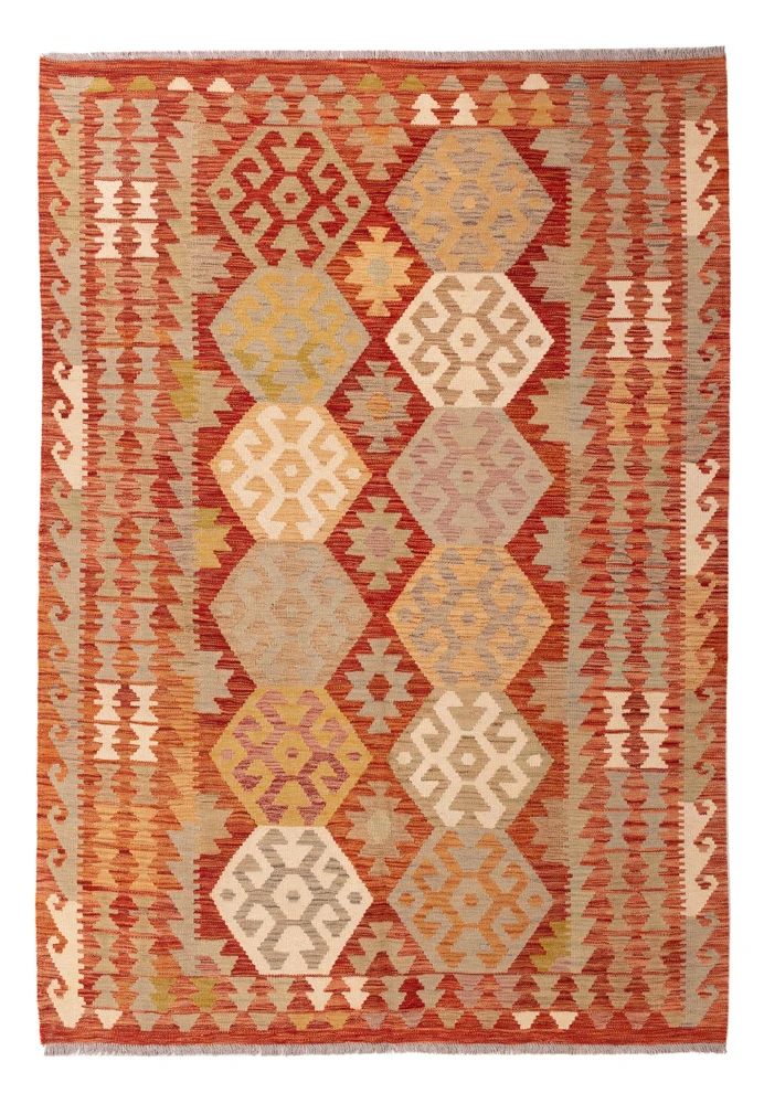 Kelim Maimene Teppich 166x240cm - bunt