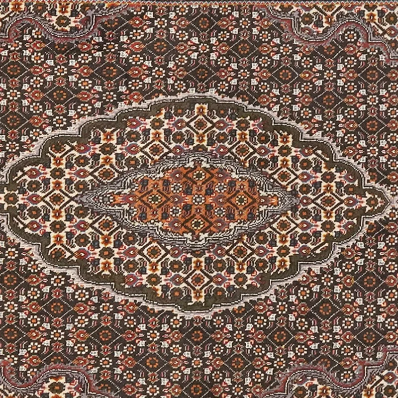 Tabriz 40 Raj · Handgeknüpft – Schwarz, 157x103 cm