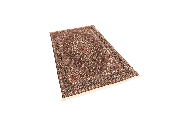 Tabriz 40 Raj · Handgeknüpft – Schwarz, 157x103 cm