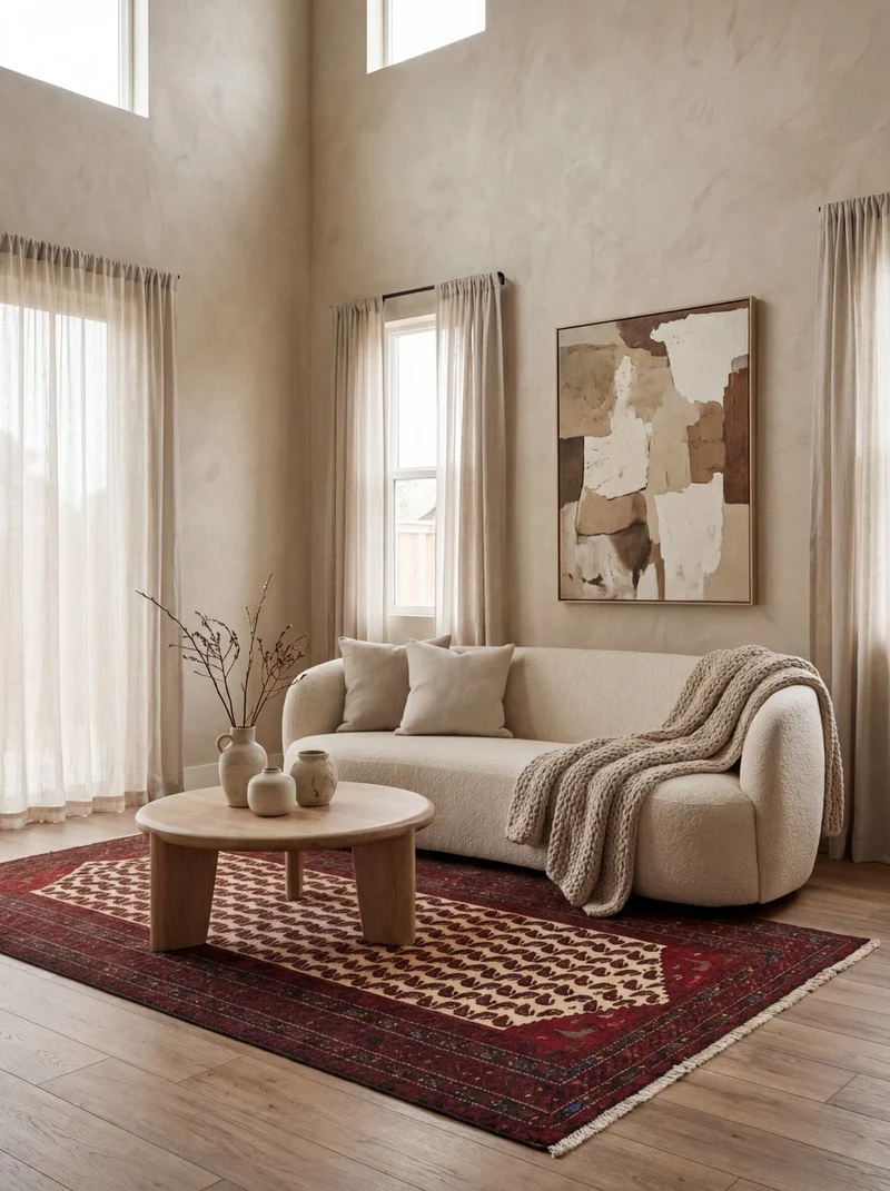 Belutch · Handgeknüpft – Beige, 207x102 cm