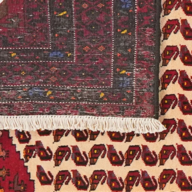 Belutch · Handgeknüpft – Beige, 207x102 cm