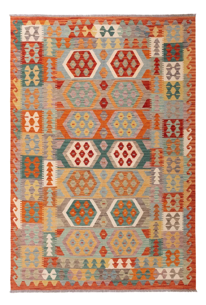 Kelim Maimene Teppich 170x250cm - bunt