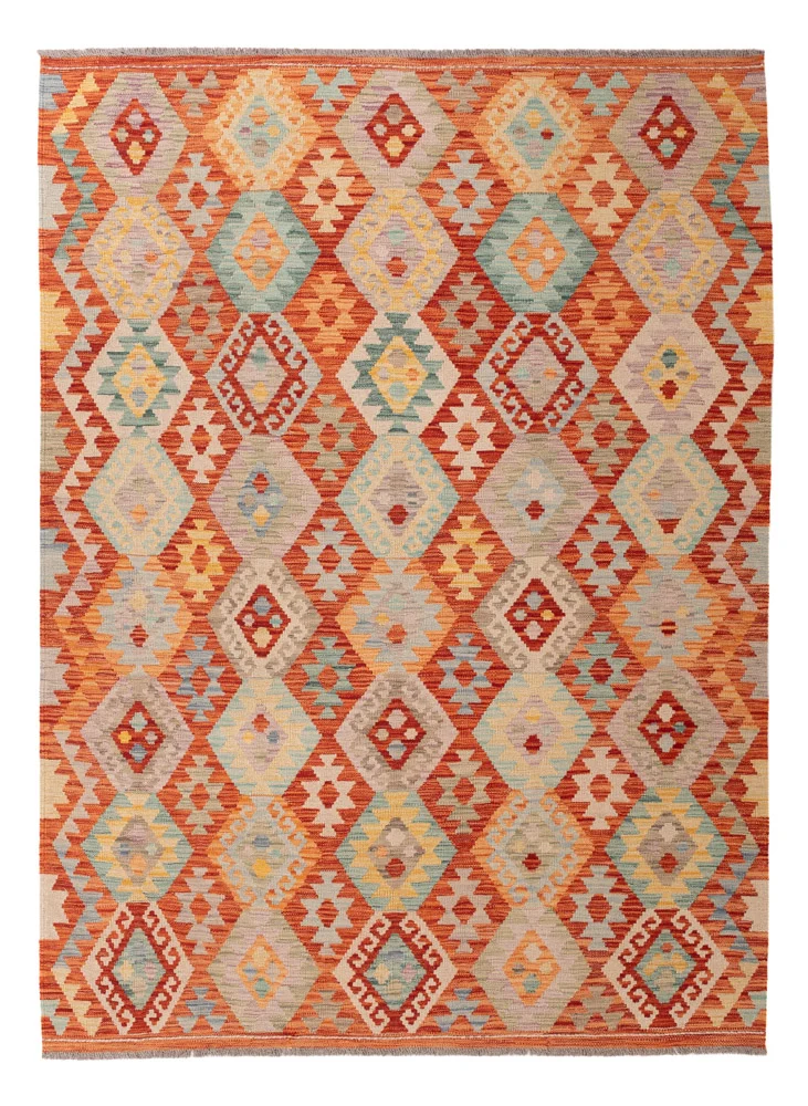 Kelim Maimene Teppich 174x246cm - bunt