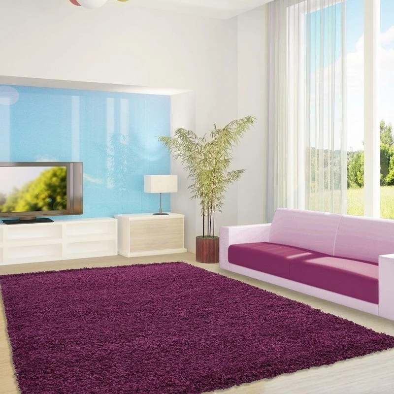 Hochflor Teppich - Life Lila