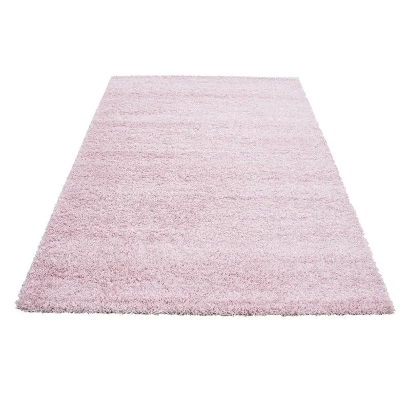 Hochflor Teppich - Life Rosa