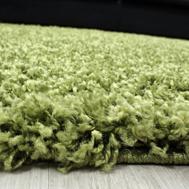 Hochflor Teppich - Life Grün