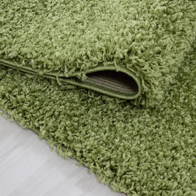 Hochflor Teppich - Life Grün