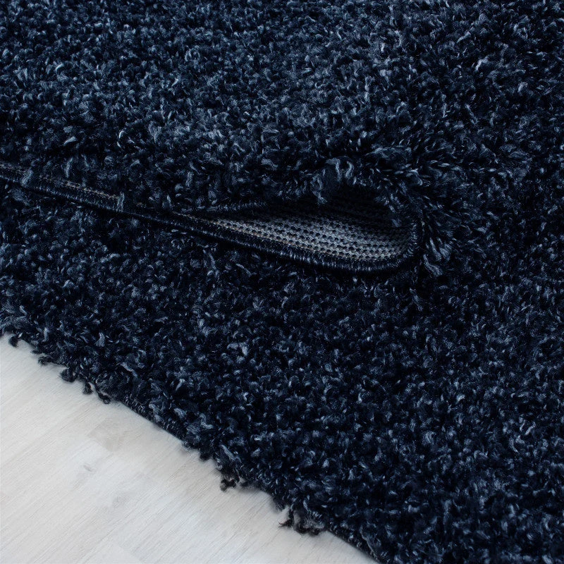 Hochflor Teppich - Life Blau