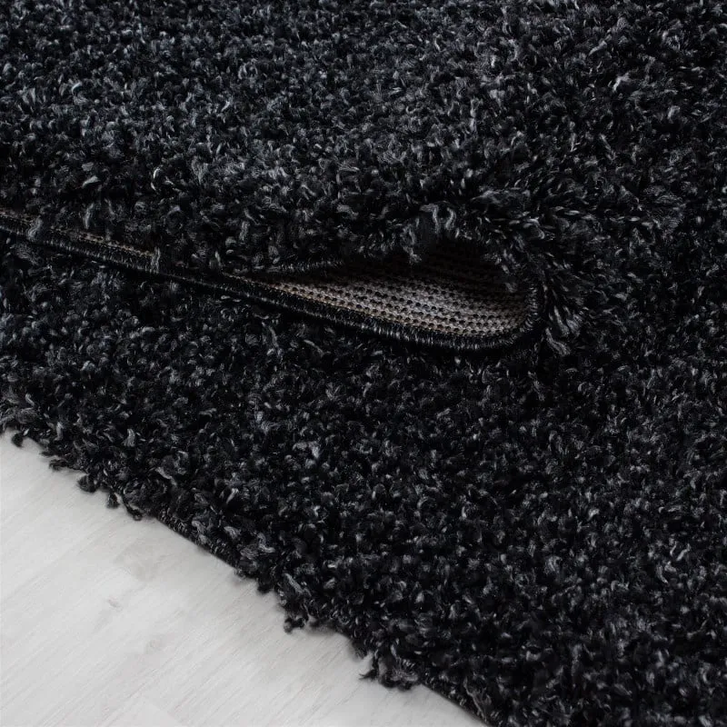 Hochflor Teppich - Life Anthrazit