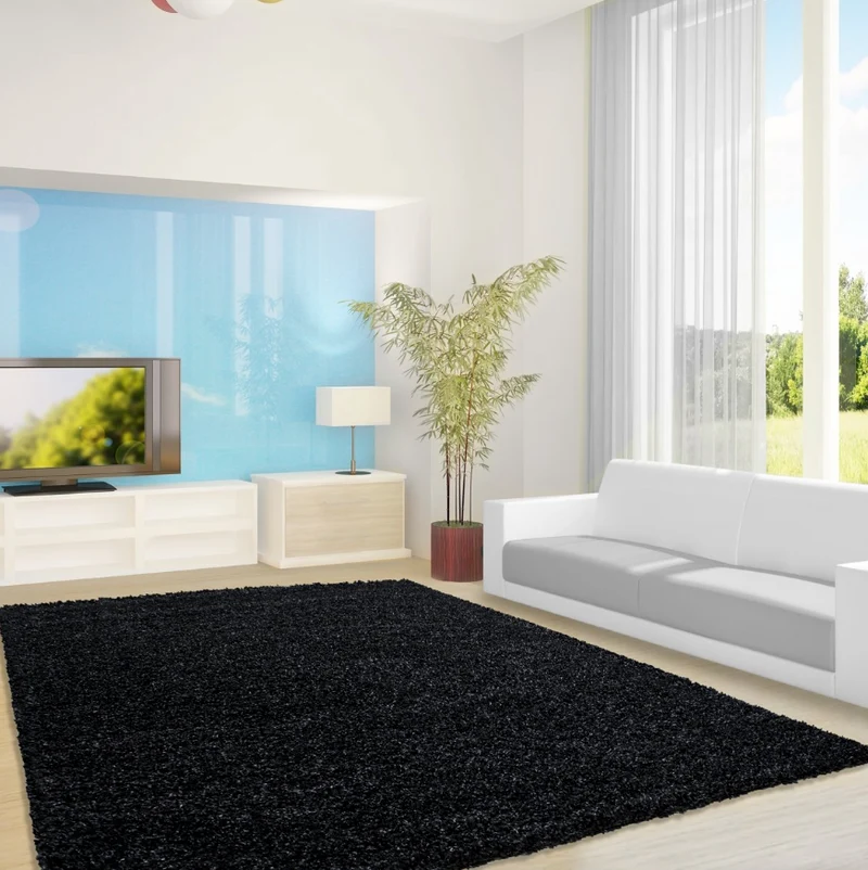 Hochflor Teppich - Life Anthrazit