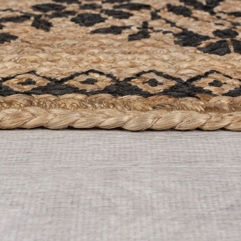 Jute Teppich - Marino Floral Beige