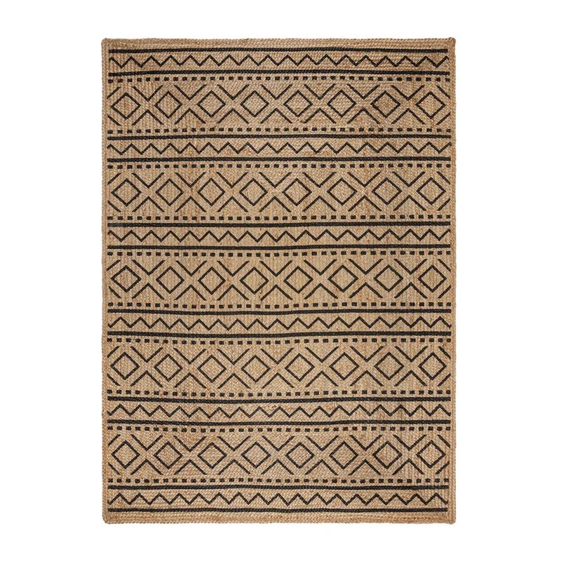 Jute Teppich - Lucio Geo Beige