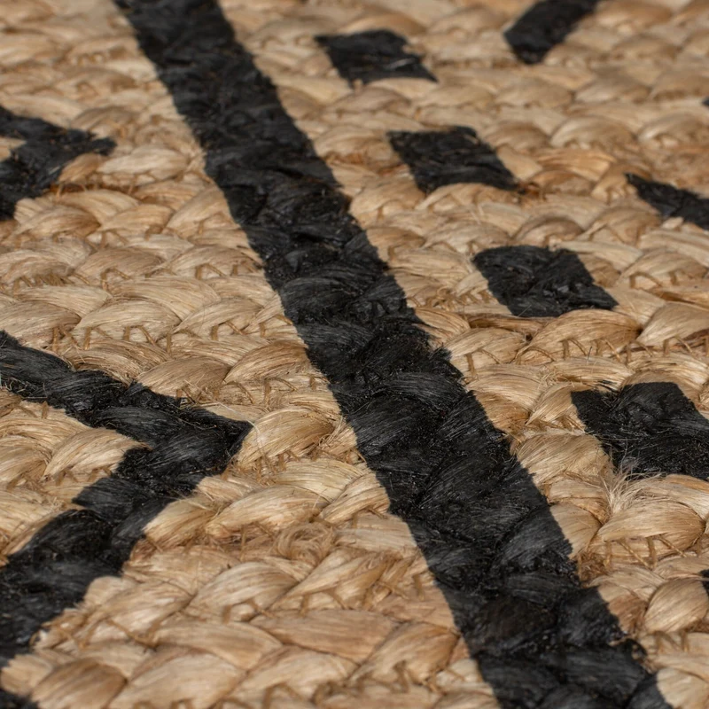 Jute Teppich - Lucio Geo Beige