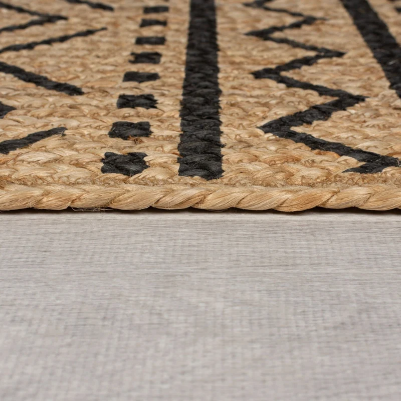 Jute Teppich - Lucio Geo Beige