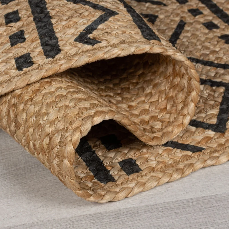 Jute Teppich - Lucio Geo Beige