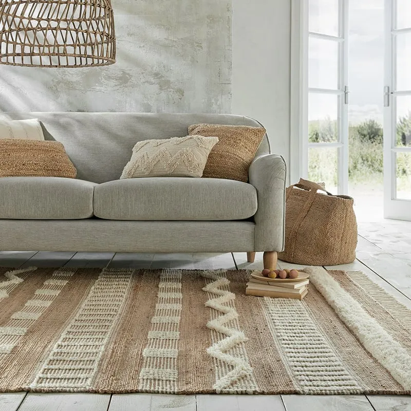 Jute Teppich - Jubio Medina Natur Creme
