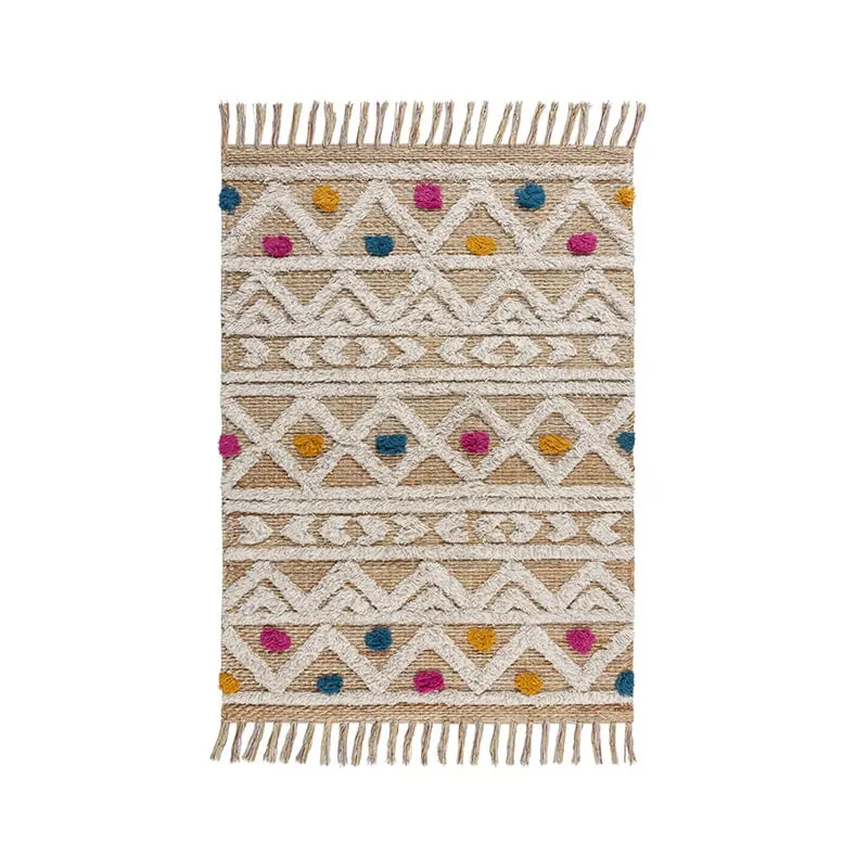 Jute Teppich - Jubio Kahima Bunt