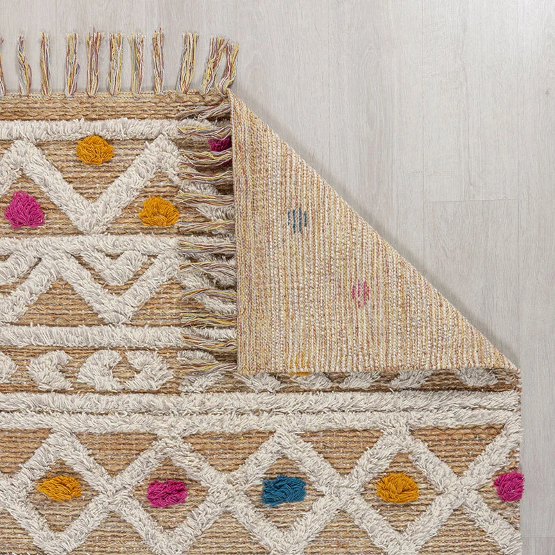Jute Teppich - Jubio Kahima Bunt