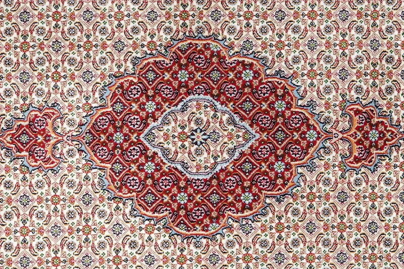 Moud Mahi · Handgeknüpft – Beige, 233x155 cm