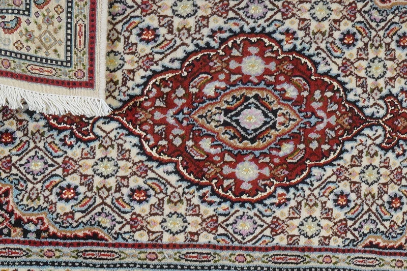 Moud Mahi · Handgeknüpft – Beige, 87x58 cm