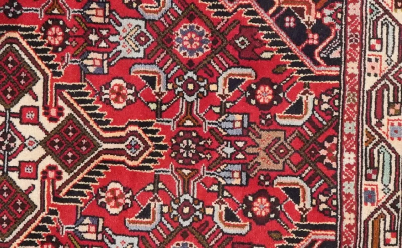 Assadabad · Handgeknüpft – Rot, 127x81 cm