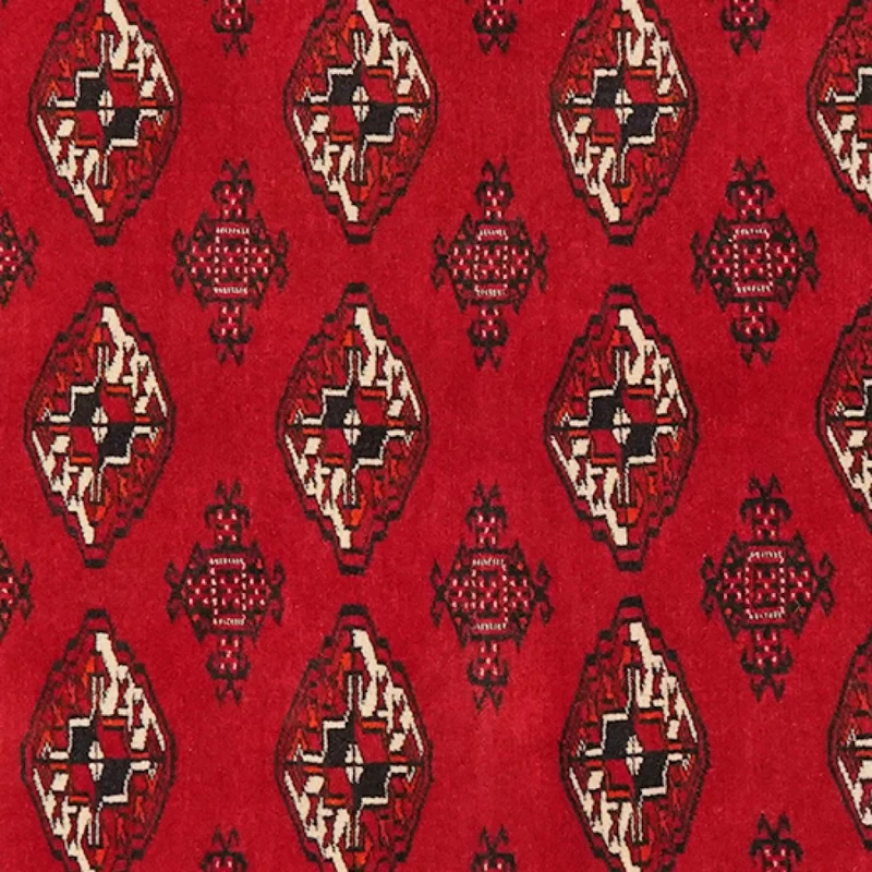 Turkman · Handgeknüpft – Rot, 137x107 cm