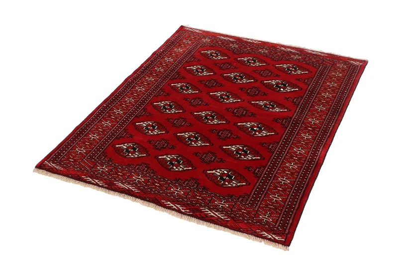 Turkman · Handgeknüpft – Rot, 137x107 cm