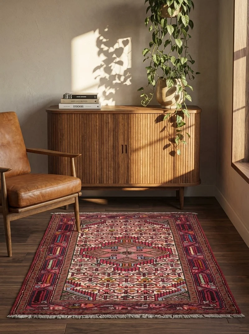 Assadabad · Handgeknüpft – Beige, 120x80 cm