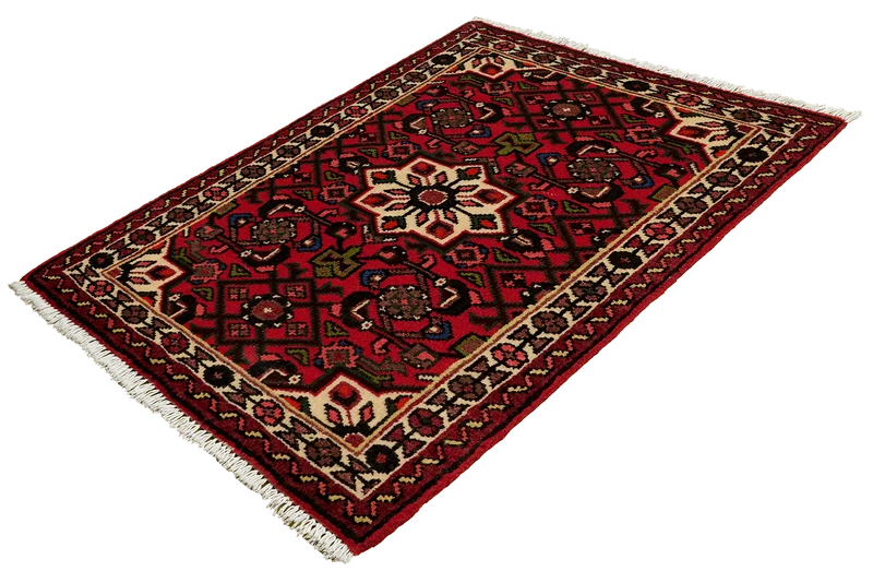 Hosseinabad · Handgeknüpft – Rot, 89x65 cm