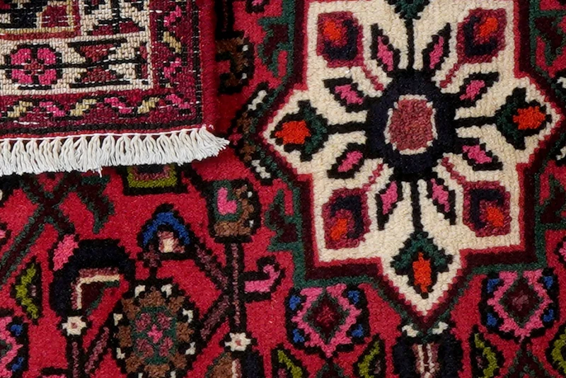 Hosseinabad · Handgeknüpft – Rot, 89x65 cm
