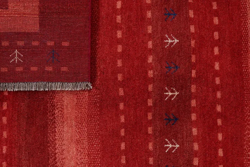 Gabbeh Sonnat · Handgeknüpft – Rot, 204x152 cm