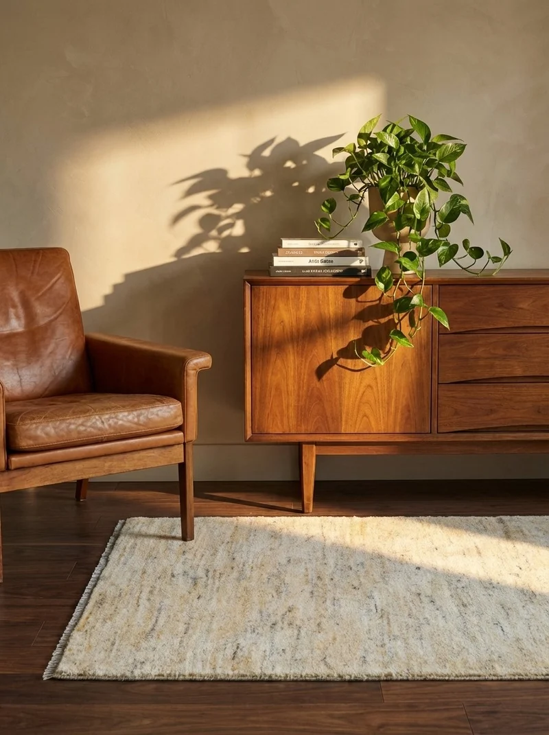 Gabbeh · Handgeknüpft – Beige, 126x85 cm