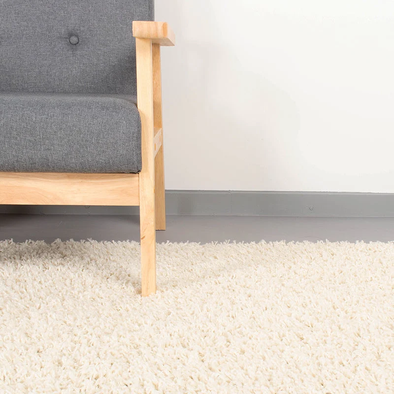 High Pile Rug - Solid White