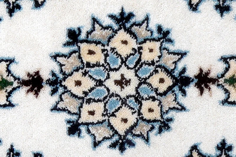 Nain 12La · Handgeknüpft – Beige, 65x38 cm