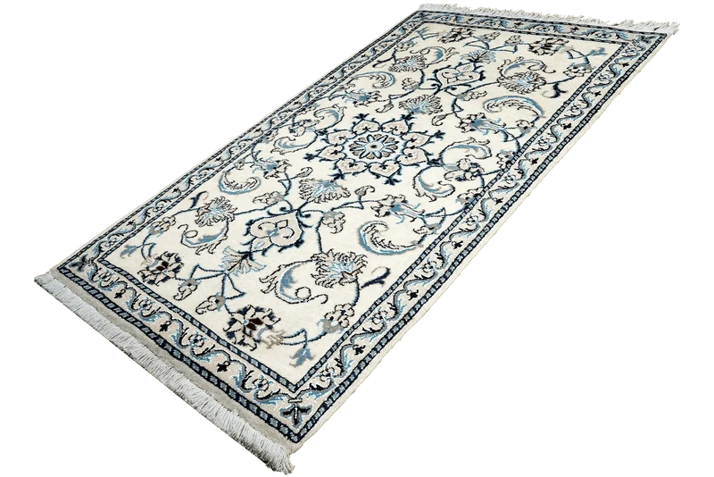 Nain 12La · Handgeknüpft – Beige, 138x66 cm