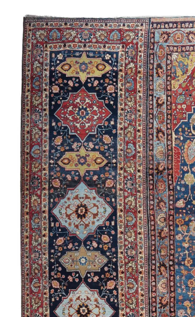Tabriz · Handgeknüpft – Beige, 410x351 cm